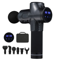 LCD Display Profession Slimming Shaping Massage Gun Body Muscle Deep Fascia Massager Muscle Pain Exercising Relaxation